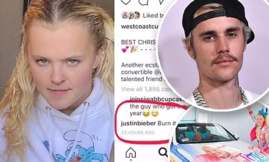 JoJo Siwa recalls the time Justin Bieber was rude to her when he told her to 'burn' her car | Daily Mail Online