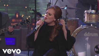 Adele - Don't You Remember (Live on Letterman) - YouTube