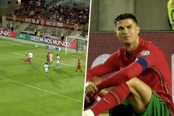 Ronaldo comes close with STUNNING bicycle-kick - video