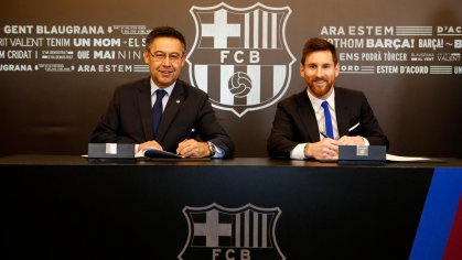 Lionel Messi signs new deal through 2020/21 season