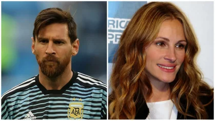El día que Julia Roberts encaró a Lionel Messi y le pidió una foto | Radio Mitre