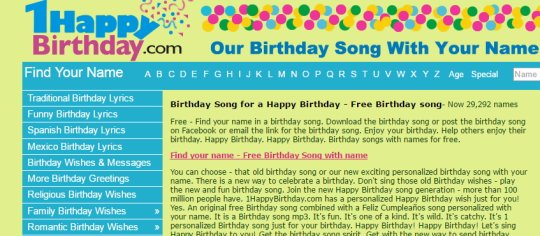 Birthday Songs With Name - Personalised Birthday Song Download