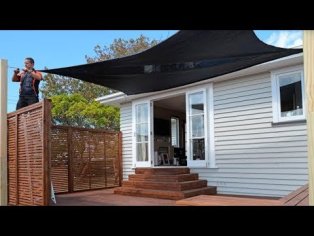 How to Install Shade Sails | Mitre 10 Easy As DIY - YouTube