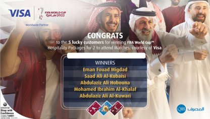 QIB announces FIFA World Cup winners for July promotion in partnership with Visa | The Peninsula Qatar
