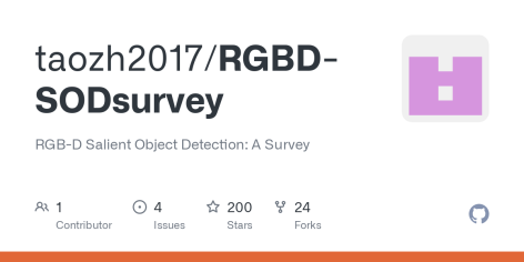 GitHub - taozh2017/RGBD-SODsurvey: RGB-D Salient Object Detection: A Survey