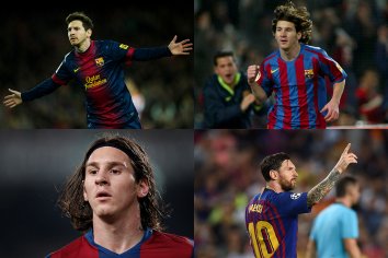 Los curiosos y cambiantes 'looks' de Lionel Messi a lo largo de su carrera | Deportes La Liga | TUDN Univision