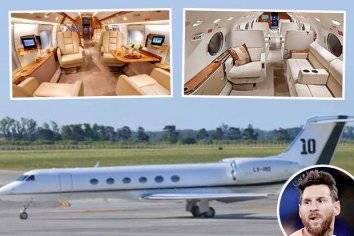 Inside Lionel Messi’s luxury £12million private jet with family names on steps, No 10 on tail, kitchen & two bathrooms – The US Sun | The US Sun