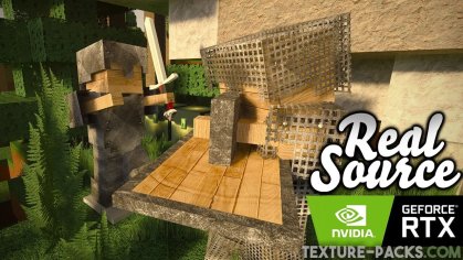 RealSource RTX Texture Pack Download for Minecraft