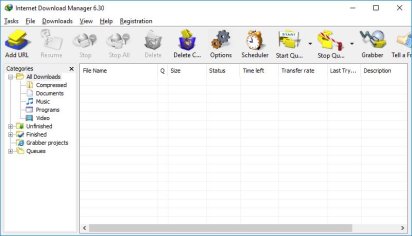 Internet Download Manager (free version) download for PC