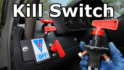 How to Install a Battery Kill Switch - YouTube