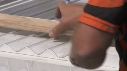 How to Install Corrugated Polycarbonate Roofing | Mitre 10 Easy As DIY - YouTube