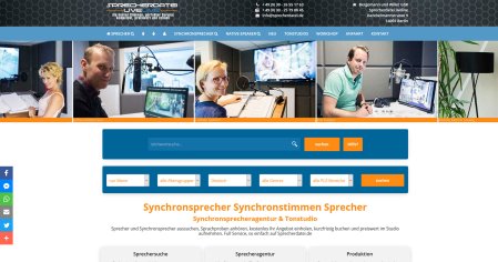 Synchronsprecher & Sprecher | Sprachproben | Agentur | Tonstudio