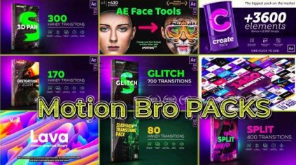 MOTIONBRO TRANSITION AFTER EFFECTS FULL PACKS 2020