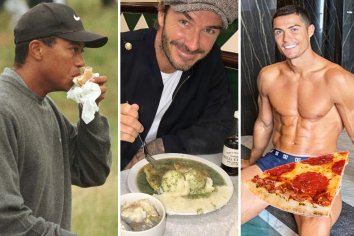 What Ronaldo, Messi, Woods and more eat on cheat days, including pizza, burger, fries and apple crumble | The Sun