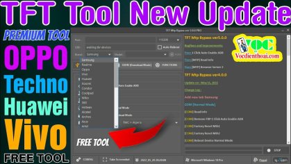 TFT MTP Bypass Tool Ver 5.0.0 PRO Free Download
