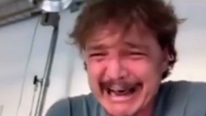 Pedro Pascal Laughing Then Crying | Know Your Meme