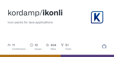 GitHub - kordamp/ikonli: Icon packs for Java applications