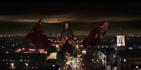 Hocus Pocus 2 BTS Video Reveals How They Filmed Winifred Flying Stunt