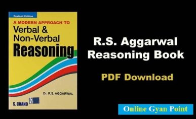 Free [2021*] RS Aggarwal Reasoning Book PDF Download Hindi + English