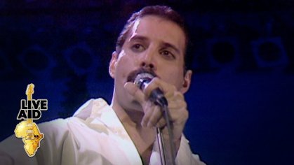 Freddie Mercury & Brian May - Is This The World We Created? (Live Aid 1985) - YouTube