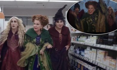 Bette Midler, Sarah Jessica Parker and Kathy Najimy appear in new Hocus Pocus 2 trailer | Daily Mail Online