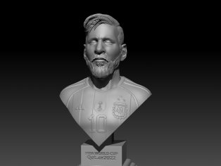 3D file Lionel Messi + Update 12/2022・3D print design to download・Cults