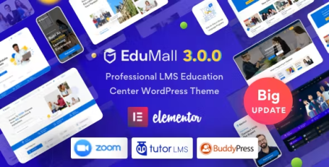 EduMall - Professional LMS Education Center WordPress Theme by ThemeMove