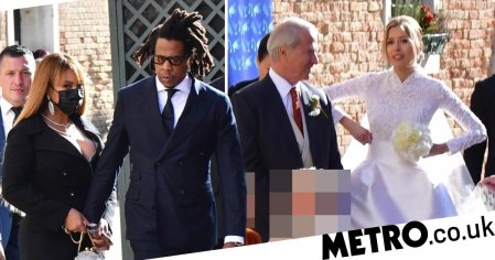 Beyonce stuns as she and husband Jay-Z attend Venice wedding | Metro News