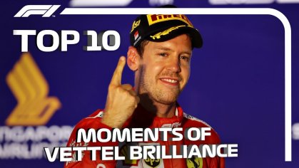 Sebastian Vettel's Top 10 Moments Of Brilliance - YouTube