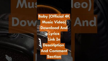 Baby Justin Bieber (Download 4K Video Song & Lyrics) #shorts - YouTube