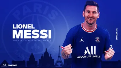 Lionel Messi - PSG HD wallpaper download