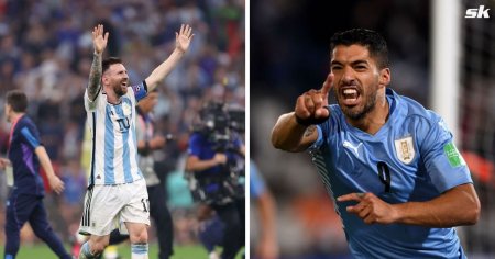 Lionel Messi connects with Luis Suarez on FaceTime during Argentina’s FIFA World Cup victory celebrations 
