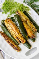 20 Minute Roasted Zucchini (Not Soggy!) - Best Way to Cook Squash