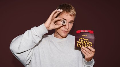 They’re here! The limited-edition lineup of Justin Bieber’s Timbiebs Timbits are now available at participating Tim Hortons restaurants in Canada and the U.S., along with a lineup of exclusive merch