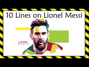 10 Lines on Messi | 10 line essay on lionel messi | few lines on messi | short essay on messi - YouTube