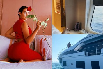 Inside Cristiano Ronaldo's stunning yacht breaks as Georgina Rodriguez films boat speeding through water from bedroom | The Sun