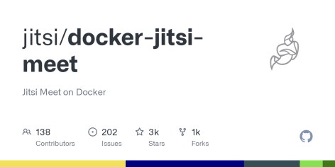 GitHub - jitsi/docker-jitsi-meet: Jitsi Meet on Docker