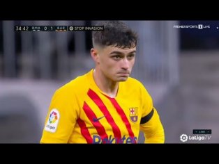 Pedri vs real Madrid (20/03/2022) - YouTube