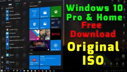 How To Download Windows 10 Pro & Home FREE [ORIGINAL Windows 10 ] - YouTube