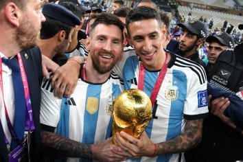 messi and demaria