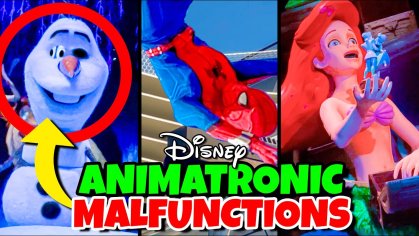Top 10 Disney Fails & Animatronic Malfunctions Pt 15 - YouTube