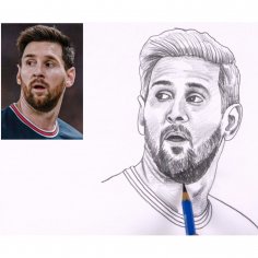 Pencil Sketch of Messi Realistic Face Easy Drawing #messi | Pencil Sketch of Messi Realistic Face Easy Drawing #messi 

#art 
#drawing 
#messidrawing 
#sayeddrawingacademy | By Sayed Drawing Academy