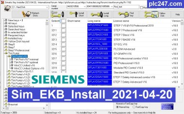 [Download] SIM EKB Install 2021-4-20 for Siemens Software - plc4me.com