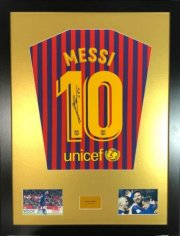 Lionel Messi Signed Shirt Framed Barcelona  | eBay