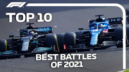 Top 10 F1 Battles of 2021 - YouTube