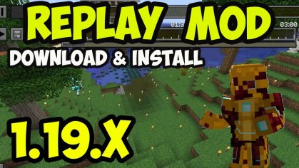 REPLAY MOD 1.19.2 minecraft - how to download install Replay mod 1.19.2 with Sodium & IRIS & Shaders - YouTube