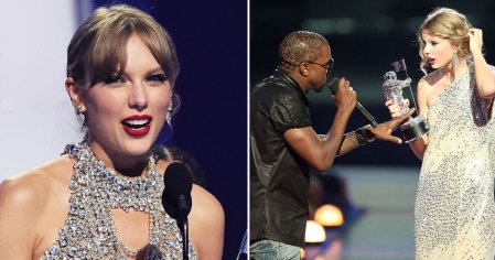 Taylor Swift fans applaud VMAs 'revenge dress' â 13 years after Kanye West feud started - Mirror Online