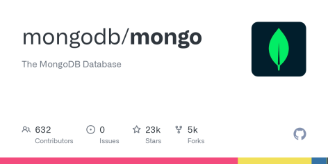 GitHub - mongodb/mongo: The MongoDB Database