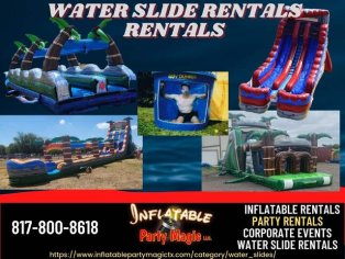 Inflatable Water Slide Rentals | Inflatable Party Magic | DFW, Texas