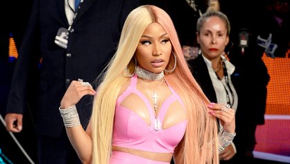Nicki Minaj’s Pink Tube Top, Biker Shorts & Boots In Video: Watch – Hollywood Life